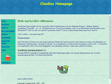 Tablet Screenshot of clausto.de